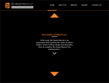 Tablet Screenshot of binsaeedinteriors.com